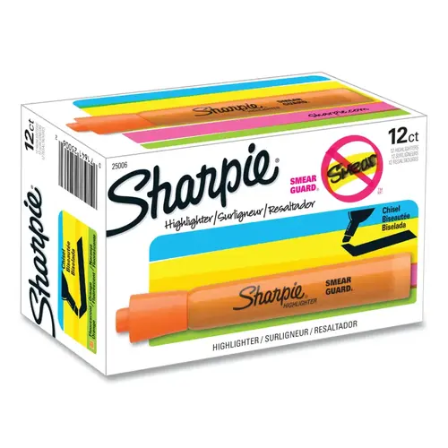 Sharpie 25006 FLUORESCENT ORANGE MARKER MAJOR ACCEN - pack of 144