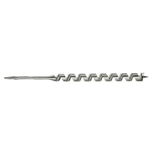 Hand Brace Utility Pole Auger Bits, 7/16 in x 18 in
