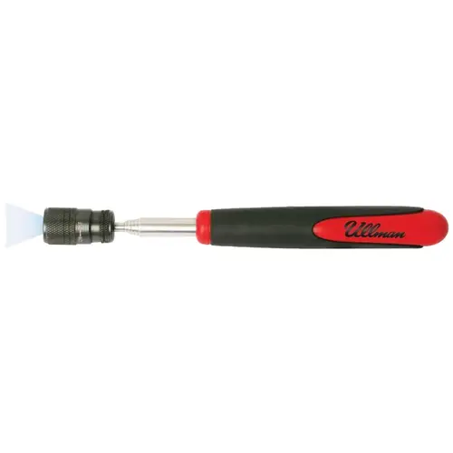 Lighted Magnetic Pick-Up Tools, Fixed, 8 lb, 8 in