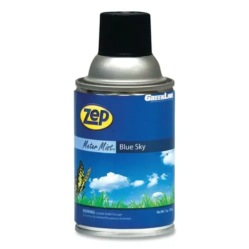 ZEP METER MIST 336201 Meter Mist  Air Freshener, 7 oz, Aerosol Can, Blue Sky - pack of 12