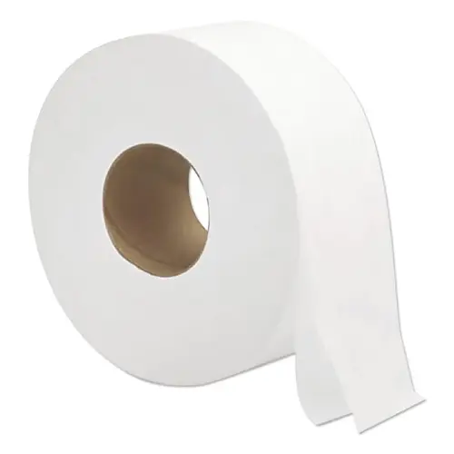 GENERAL LINERS 9JUMBO 2-Ply Bath Tissue Roll, 3.8 in W x 4.5 in L Sheets, 750 ft Roll Length, Jumbo Roll White