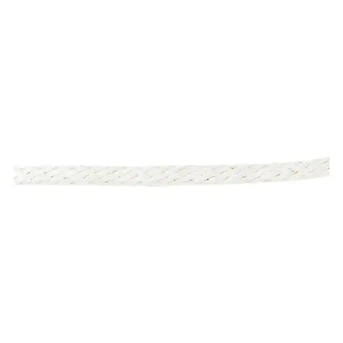 SAMSON ROPE 004012001060 Tiger Sash Cord , 185 lb Capacity, 100 ft, 3/16 in dia, Cotton, White