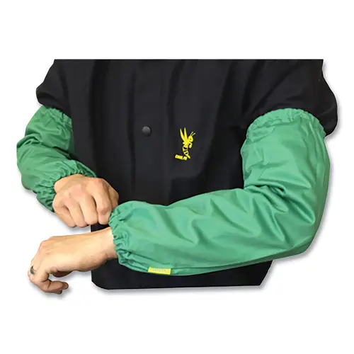 WELDAS 337323 Flame Resistance Sleeve, 23 in L, Large, Green