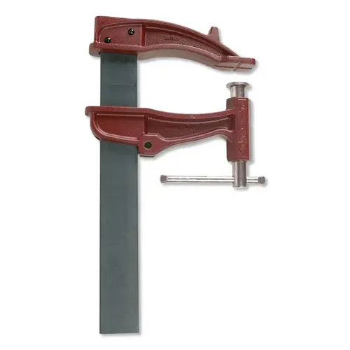 PIHER 12040 Extra Strong XXL Bar Clamp, 40 cm Opening, 19 cm Throat Depth, 16 in Capacity - pack of 2