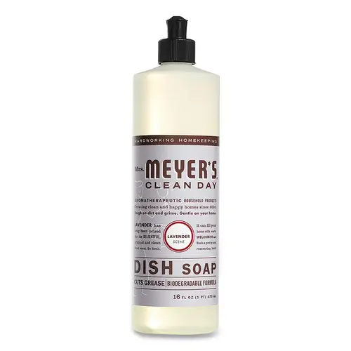 MRS MEYERS CLEAN DAY 347634 Dish Soap, Lavender, 16 fl oz - pack of 6