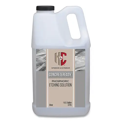 H&C 50.16000416 CONCRETEREADY  PHOSPHORIC ETCHING SOLUTION, 1 gal, Bottle, Clear - pack of 2