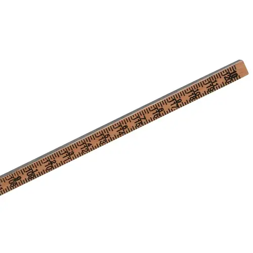 BAGBY GAGE STICK AG81 Gage Pole, 8 ft, 1-Pc