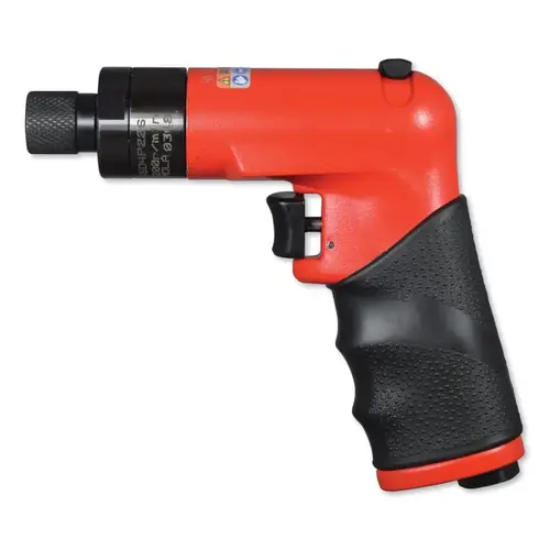 SIOUX TOOLS SSD4P7P Positive Clutch Pistol Grip Screwdriver, 0.4 hp, 700 rpm, 65 in-lb Max Torque