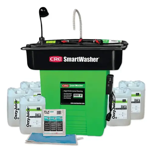 SMARTWASHER 14766 SmartWasher  Bioremediating Mobile Parts Washer Kit, SW-823XE SuperSink Green; Black