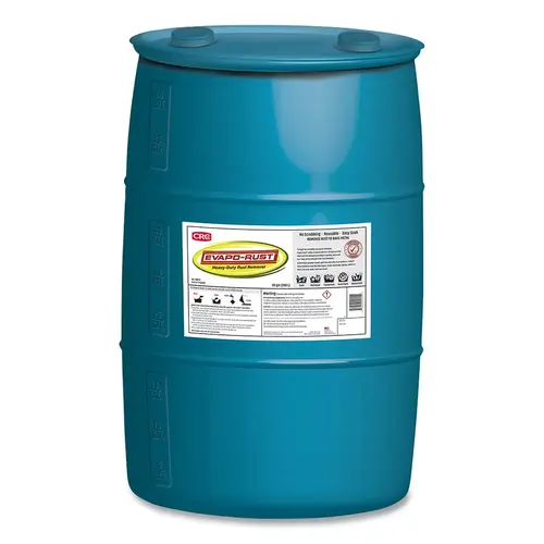 Evapo-Rust 1752543 Heavy-Duty Rust Remover, 55 gal, Drum Colorless to Light Yellow