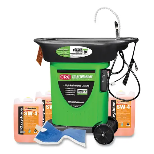 SMARTWASHER 14740 SmartWasher  Bioremediating Mobile Parts/Brake Washer Kit, SW-423 Green; Black