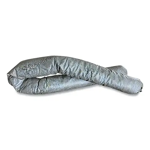 ESSENTIALS USOCK386 Universal Sorbent Sock, 3 in W x 8 in L, Gray - pack of 6