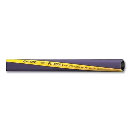 CONTINENTAL CONTITECH 20018749 Flexwing  Chemical Transfer Hose, 100 ft L, 150 psi, 2 in inlet, Purple