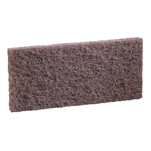 BOARDWALK 403 Heavy-Duty Brown Pads, 4 x 10 - pack of 20