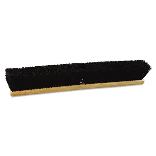 BOARDWALK PAPER 20624 Floor Brush Head, 24 in Wide, Polypropylene Bristles Black