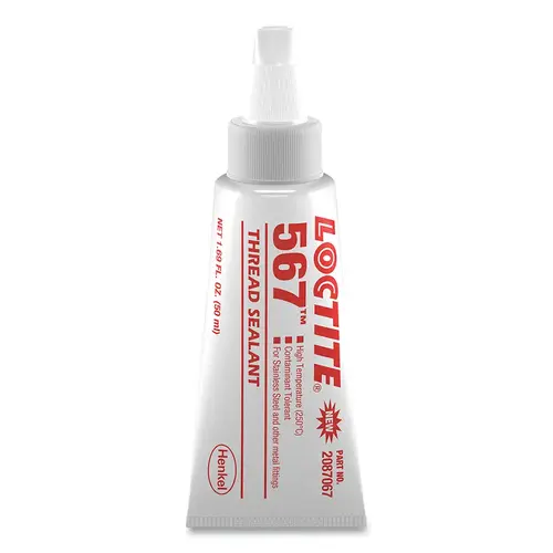 567  PST  Thread Sealant, High Temperature, 250 mL Tube, White
