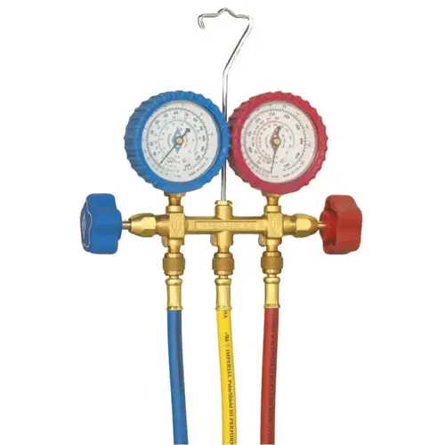 Deluxe 2-Valve Brass Manifolds With Charging Lines