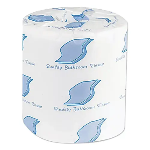GENERAL LINERS 500 2-Ply Bath Tissue Roll, 4.5 in L x 3.8 in W Per Sheet, Standard Size White
