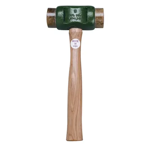 GARLAND MFG 41002 Solid-Head Hammers, Size 2, 1 1/2 in Dia.