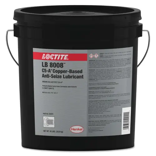 Loctite 234209 LB 8008  C5-A  Copper Based Anti-Seize Lubricant, 42 lb Pail