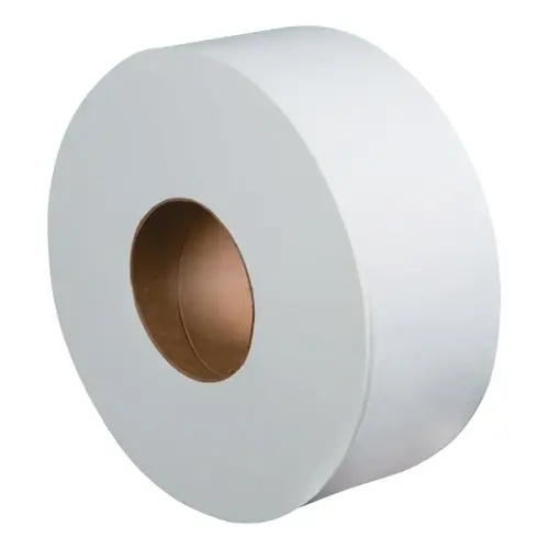 BOARDWALK 410323 Jumbo Roll Bathroom Tissue, 2-Ply, White, 3.4" x 1000 ft - pack of 12