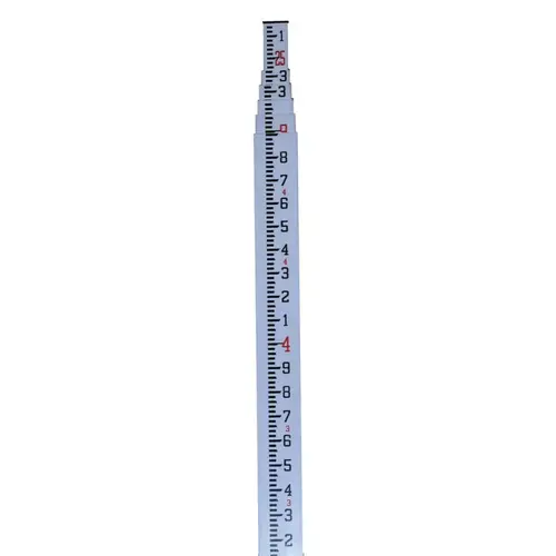 CST/Berger 06925 Fiberglass Leveling Rod, Telescoping, 25 ft, 6 Sections, 10ths