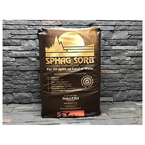 SPHAG SORB SS260 Industrial Absorbent, Absorbs 12 gal, 2 ft  Coverage - pack of 30