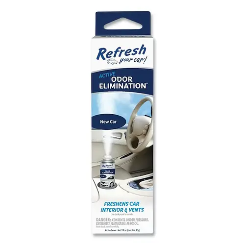 Refresh Your Car! RFG2051 Car Odor Eliminator Fogger Air freshener, New Car, 3 oz - pack of 24