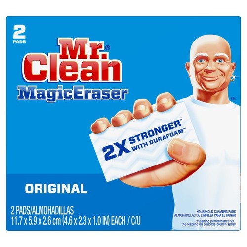 Mr. Clean 2X Strong With Durafoam Original Magic Eraser, 2 Count