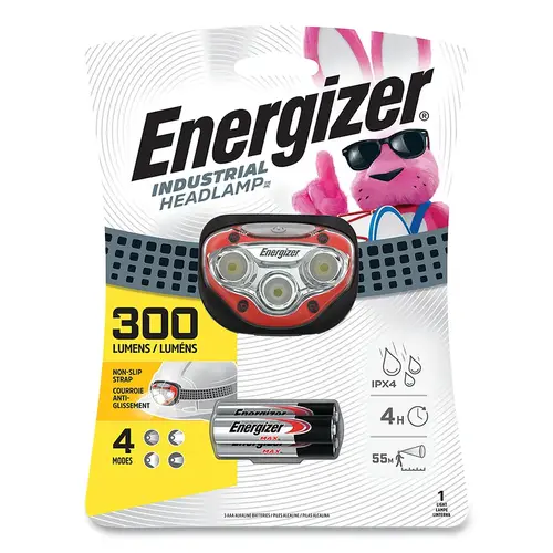 Vision HD LED Headlamp, AAA, 200 lm, Red - pack of 4