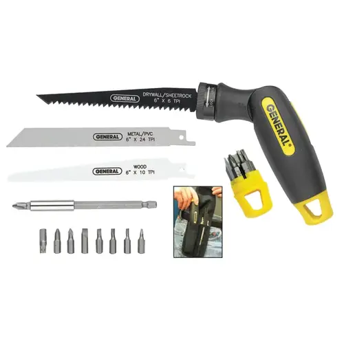 GENERAL TOOLS 86014 SAW DRIVER SET - pack of 6