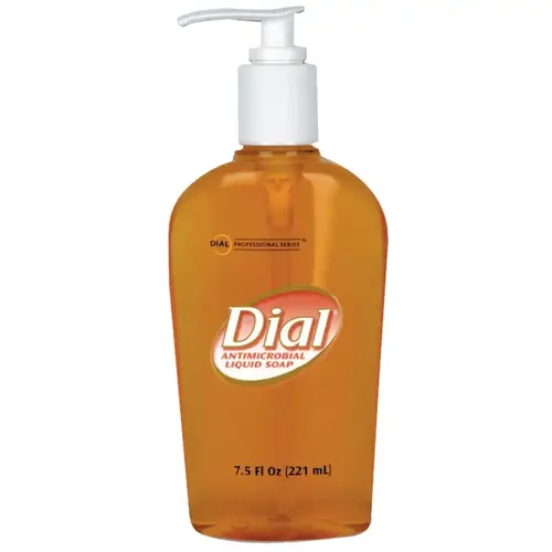 DIAL 84014 Liquid Dial Gold Antibacterial Soap, Pump Bottle, 7.5 oz - pack of 12