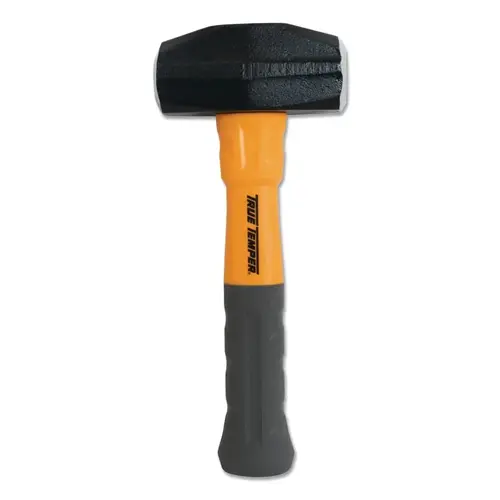 True Temper 20188300 Toughstrike Double-Face Hand Drill Hammer, 3 lb Head Wt, 10.5 in Overall L, Straight Fiberglass Handle - pack of 2