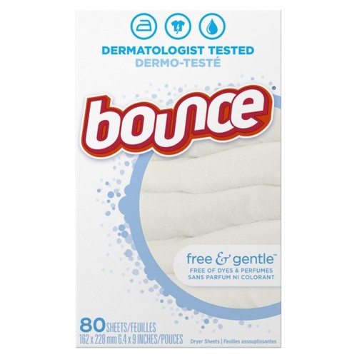 Bounce Bounce Dryer Sheet Free & Sensitive, 80 Count