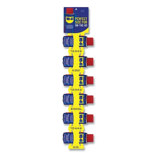 WD-40 490352 Multi-Purpose Lubricant, 2.75 oz, Aerosol Cans, Clip Strip Light Green to Amber - pack of 24