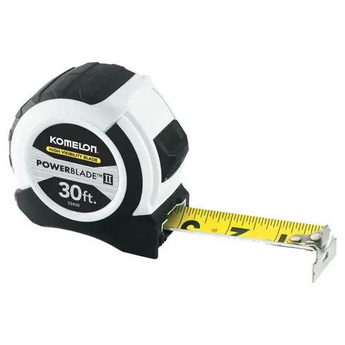 KOMELON USA 52430 Powerblade II Tape Measures, 1.06 in x 30 ft