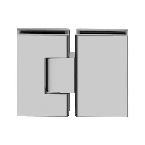 Brixwell H180GTGASA Adjustable Designer Series Glass To Glass Door Hinge 180 Degree Satine