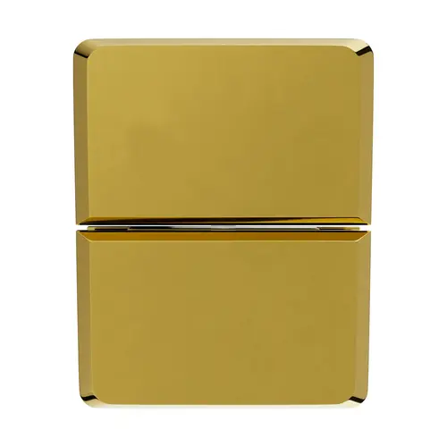 Brixwell H-PIVBGTGA-PB Adjustable Montreal Glass To Glass Pivot Hinge For Overhead Fixed Transom Polished Brass