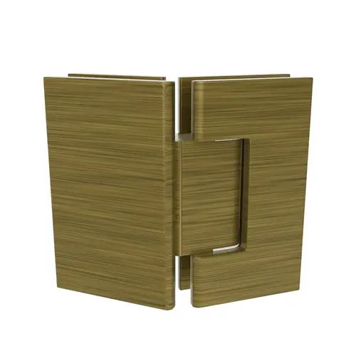 Brixwell H-M135GTG-AB Maxum Series Glass To Glass Mount Shower Door Hinge 135 Degree Antique Brass