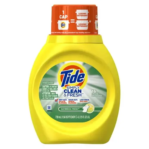 Tide Simply Clean & Fresh High Efficiency Liquid Detergent, 25 Fluid Ounces