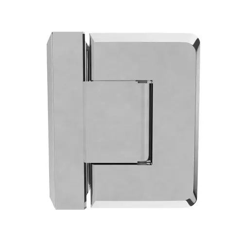 Brixwell H-P90GTG5-C Premier Series Glass To Glass Mount Shower Door Hinge 90 Degree W/5 degree Pin Polished Chrome