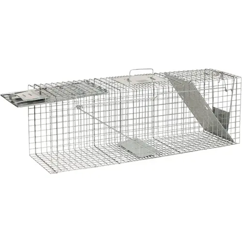 Havahart 1045 Galvanized Steel 36 In. 2-Door Large Animal Trap