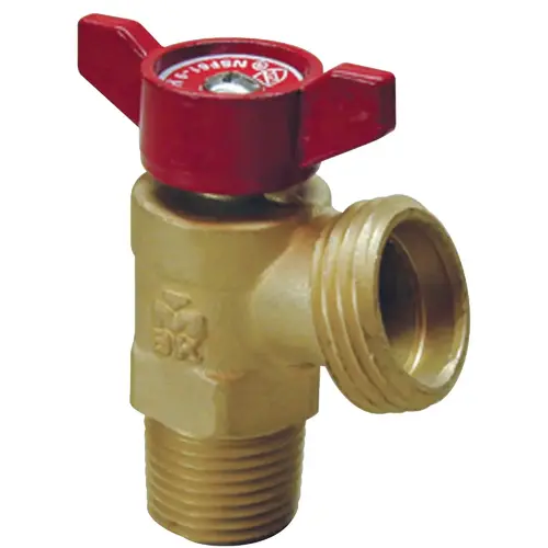 ProLine SERIES 102-054HN ProLine 3/4 In. MIP x 3/4 In. MHT Brass Boiler Drain