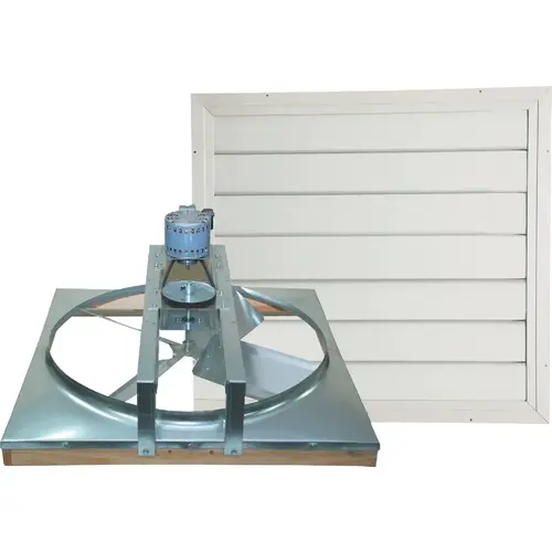 Ventamatic CX30BD2SPD Cool Attic 30" Belt Drive 2000 to 3000 sq ft Whole House Fan