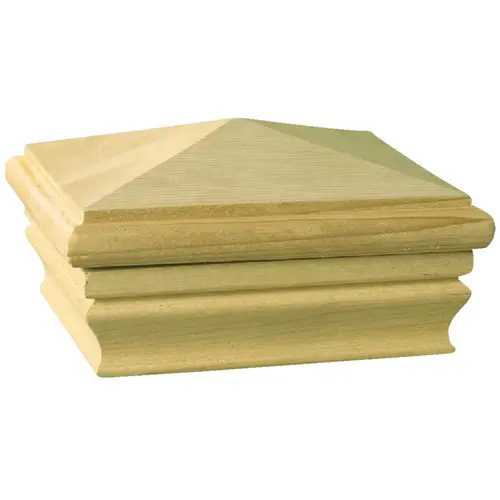 Deckorators 72889 4 In. x 4 In. Pressure-Treated Pine Press-On Post Cap