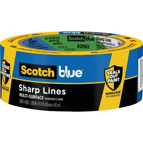 SCOTCHBLUE 2093-48NC 1.88 In. x 45 Yd. Sharp Lines Painter's Tape Blue