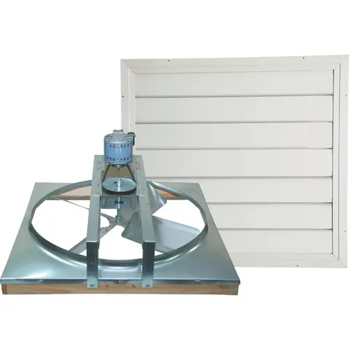 Ventamatic CX36BD2SPD Cool Attic 36" Belt Drive Over 3200 sq ft Whole House Fan