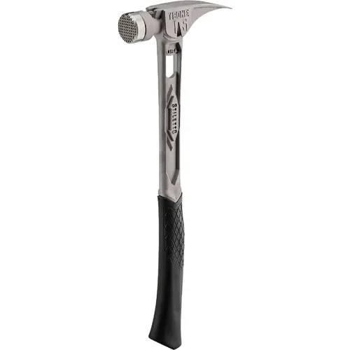 TiBone III 15 Oz. Milled-Face Framing Hammer with Curved Titanium Handle