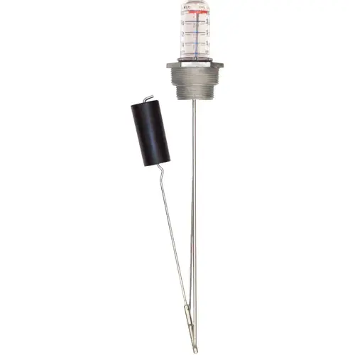 KING DIB463849 Vertical 1-1/2 In. and 2 In. Male Oil Tank Gauge