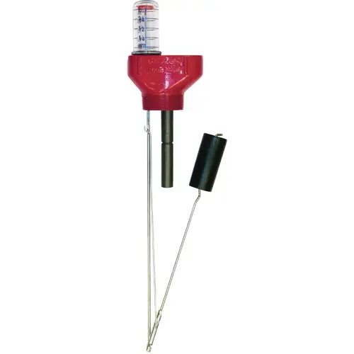 KING DIB464107 2 In. MNPT x 1-1/2 FNPT Oil Tank Combination Vertical Fill Alarm and Tank Gauge